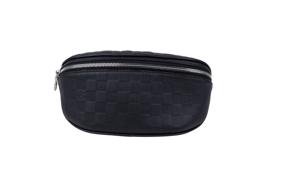 Louis Vuitton Black Damier Infini Leather Discovery Bumbag Silver Hardware